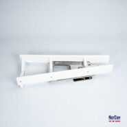 NorDav premium Norwegian swivel davit system for dinghy and jet ski storage on luxury yachts.