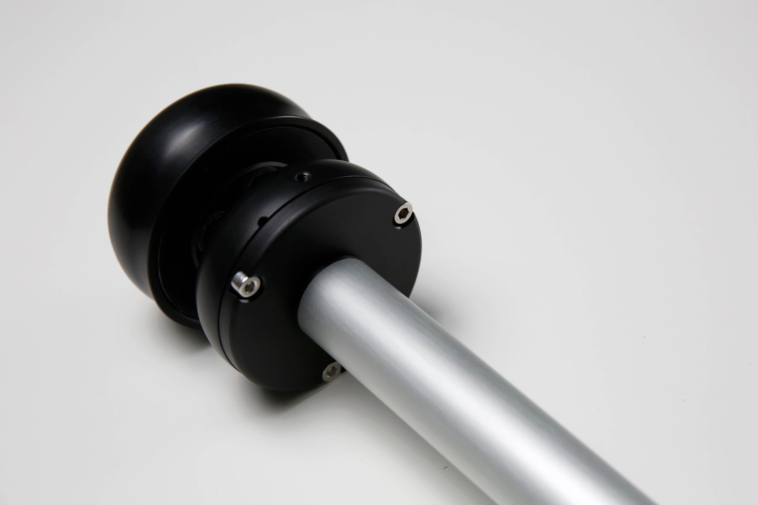 Calypso universal adapter showing mechanical connection fitment with a Calypso ultrasonic sensor. Anemometer and pole sold separately.
