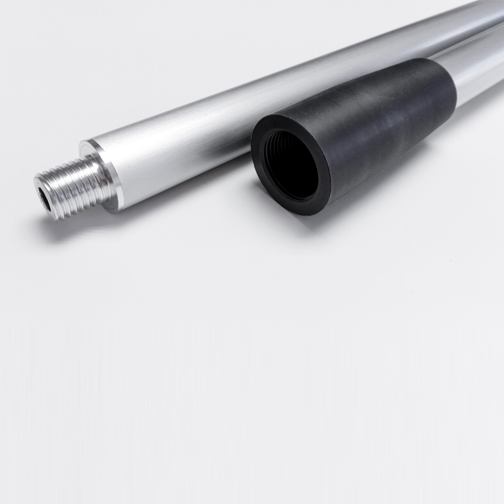 Calypso premium 33cm anodised aluminium marine extension mount pole for solid-state wind sensors.