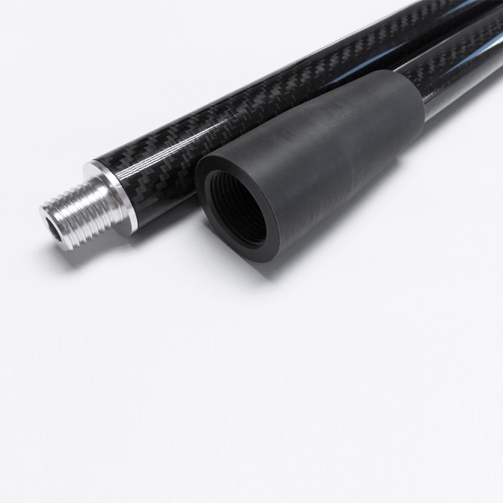 Calypso premium carbon fibre marine mount pole for wireless and wired ultrasonic anemometers.