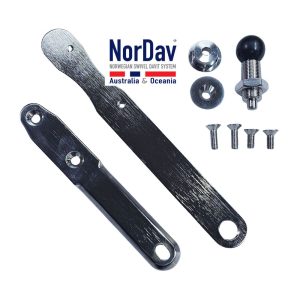 NorDav H-Series Extended Spring-Loaded Rotation Lock Pin