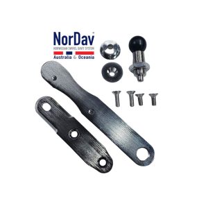 NorDav V-Series Extended Spring-Loaded Rotation Lock Pin