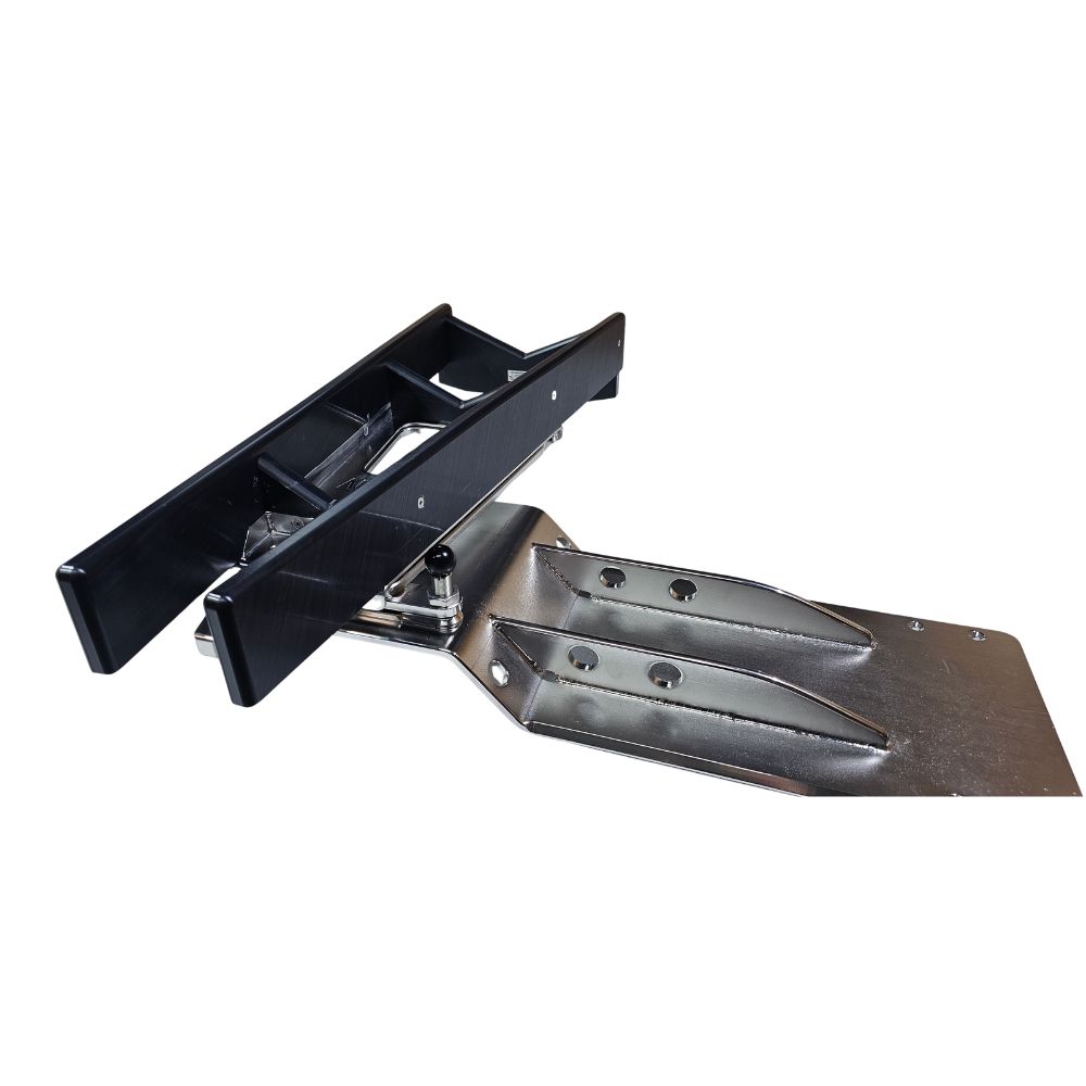 NorDav V-Series extended spring-loaded 316 stainless steel rotation lock pin for extended swim platforms in Australia.
