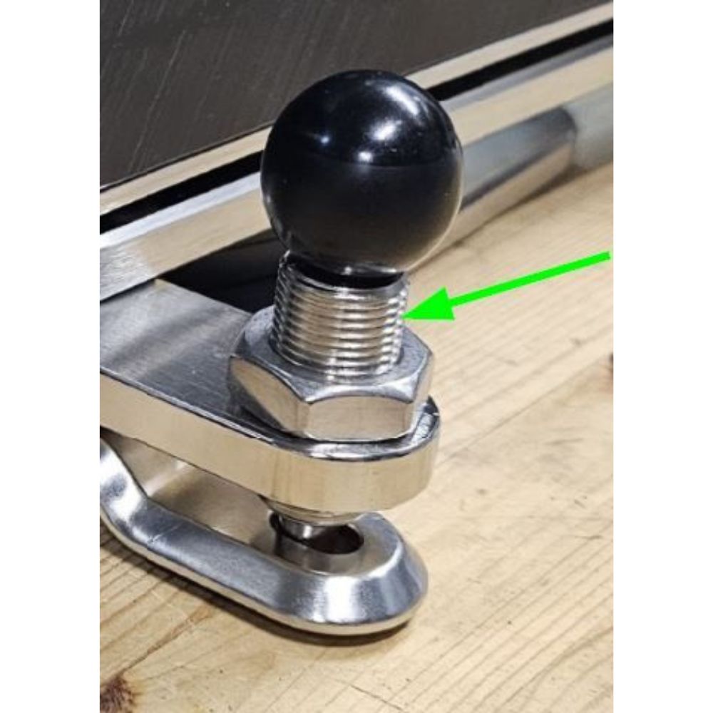 NorDav 316L stainless steel custom replacement indexing bolt out-of-the-box in Oceania.