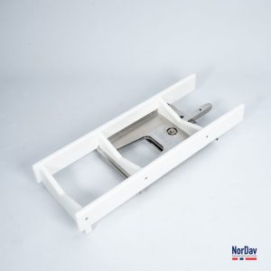 NorDav H-Series 350kg Swivel Davit (White)