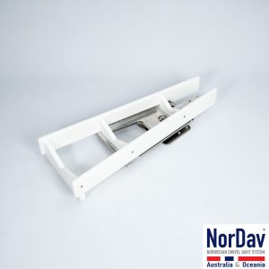 NorDav V-Series 350kg Vertical Davit (White)