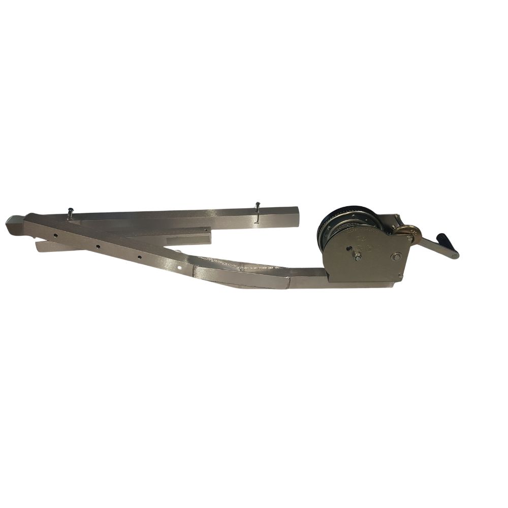 Custom NorDav HDTEL telescope handle mount interface secured for New Zealand marine platforms.