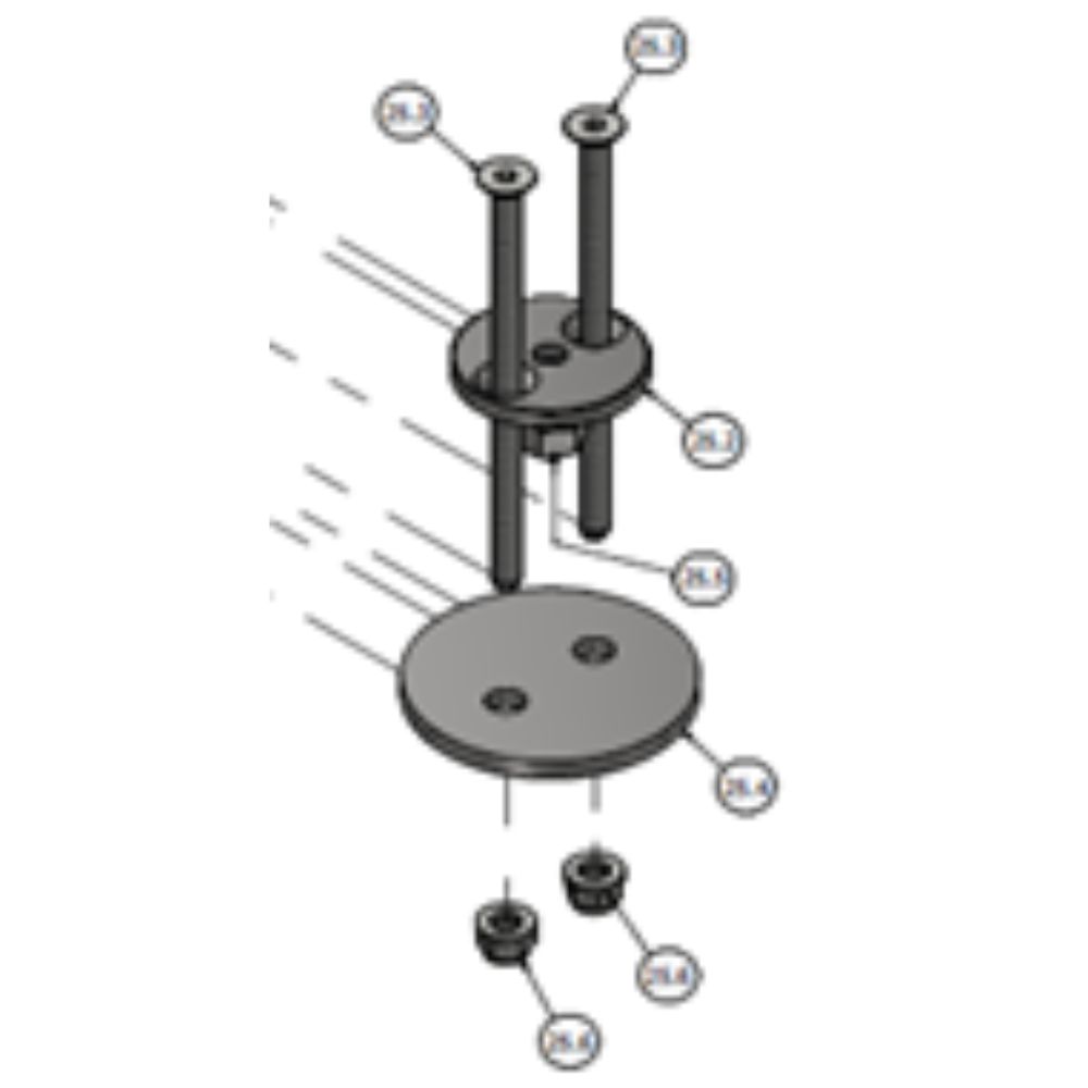 NorDav Quick Release Dual-Bolt hardware mounting kit for removable boat davits in Australia.