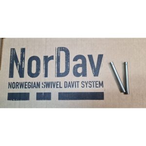 NorDav Replacement Pivot Tipping Bolt Assembly for Swivel Davit Systems