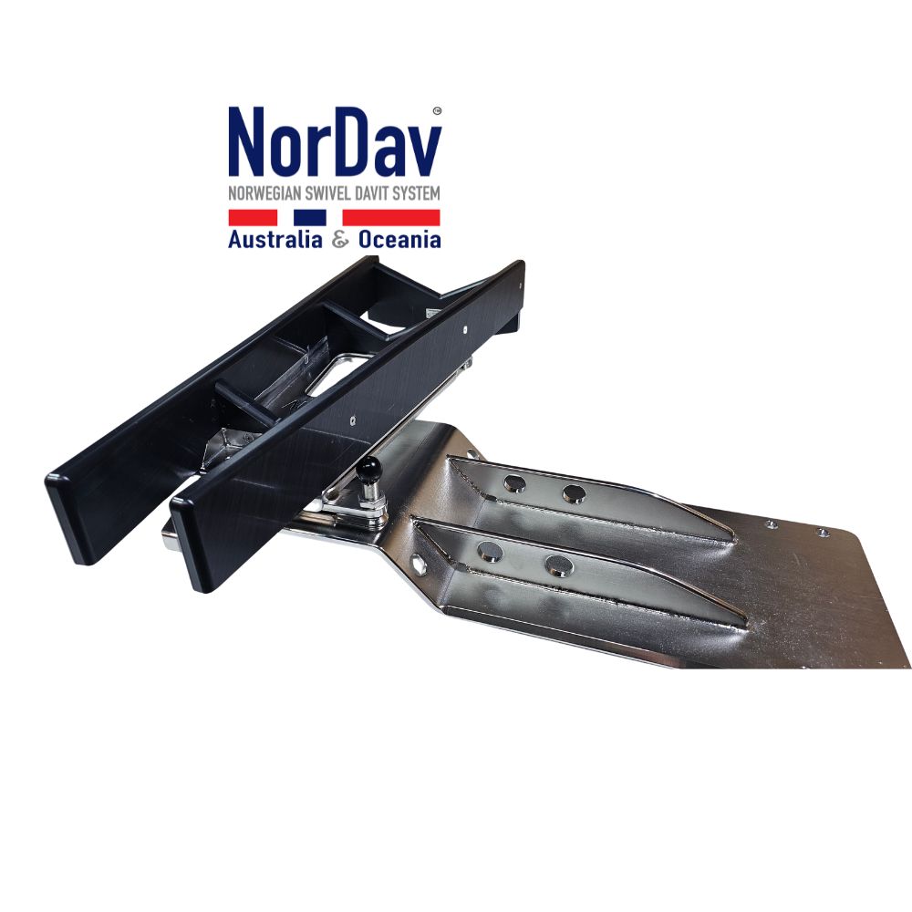 NorDav premium XXXL heavy-duty personal watercraft cradle extension bracket for high-load marine platforms in Australia.