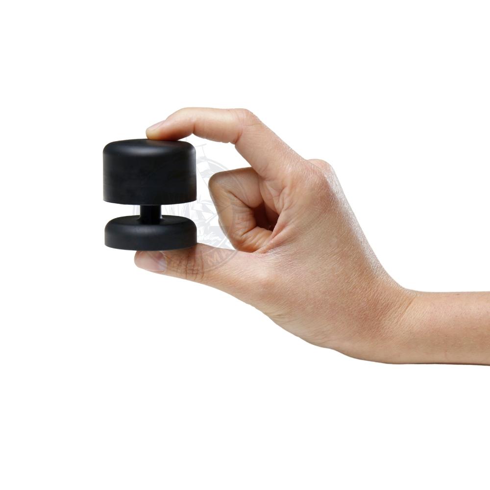 Close-up of the standard 25m/s Calypso ultrasonic portable mini wind meter showing solid-state sensor array.