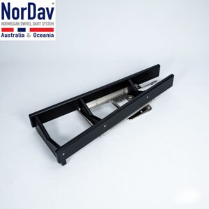 NorDav V-Series 500kg Vertical Davit (Black)