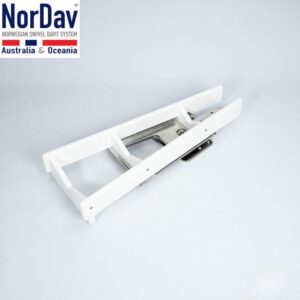 NorDav V-Series 350kg Vertical Davit (White)